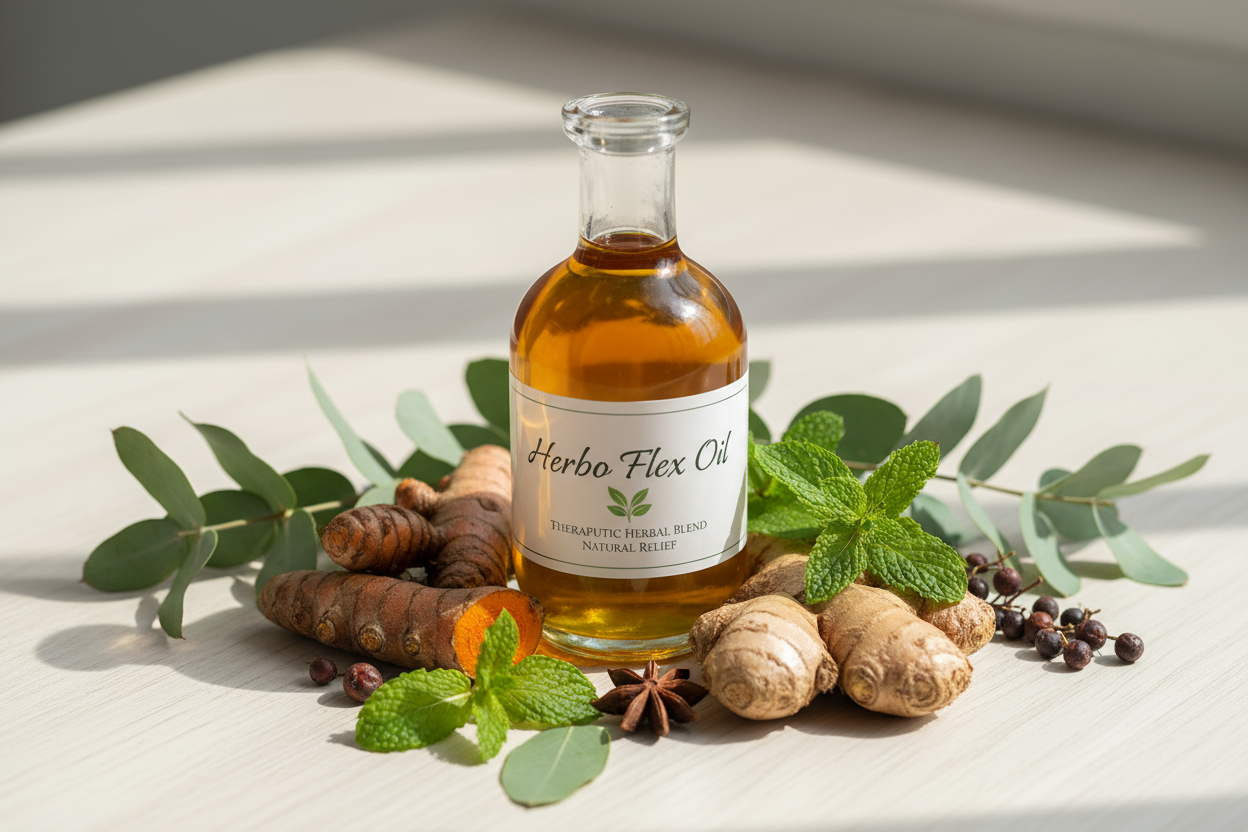 herbal oil with mentioned name herbo flex oil